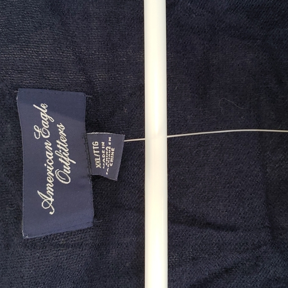 AE Cardigan XXL Navy 3/4 sleeves - Picture 2 of 4
